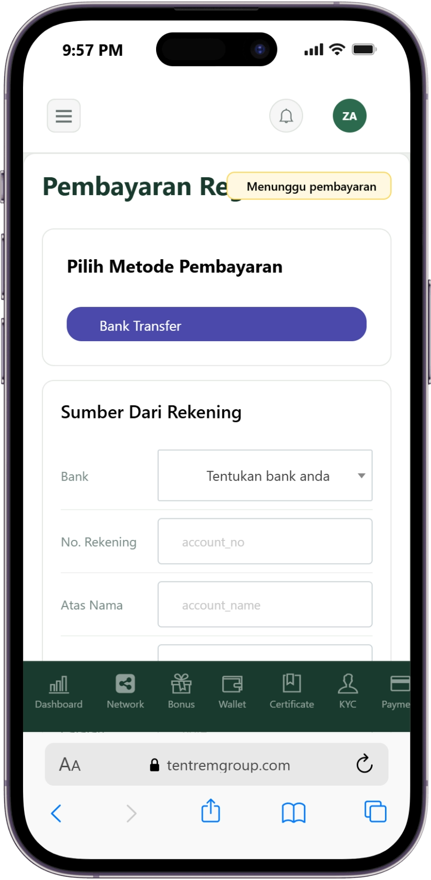 App screen 3